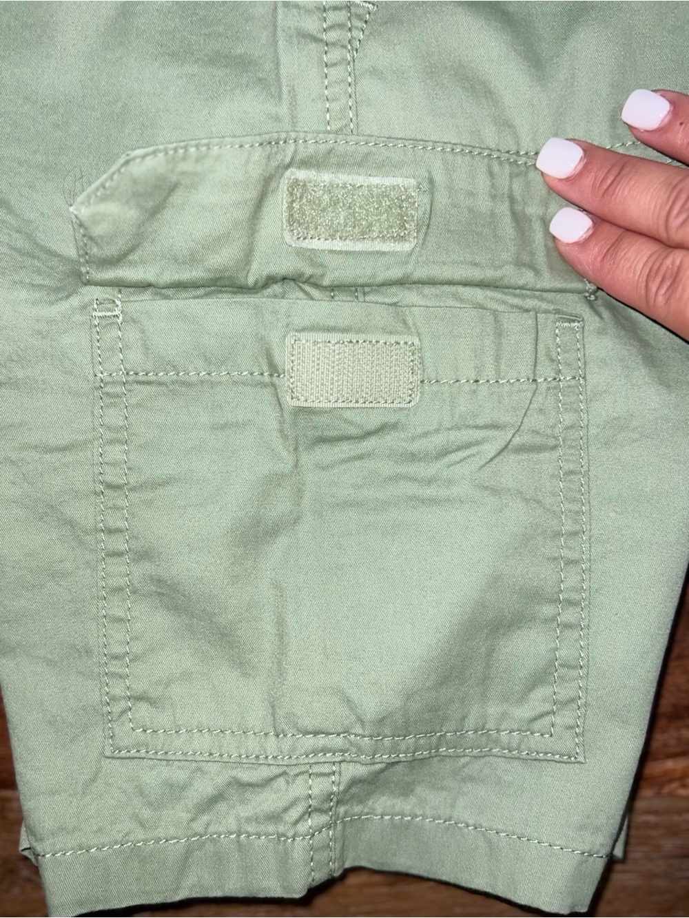 The Children’s Place Boys Pull On Cargo Shorts - Sage Green, Size 10 - Picture 5 of 7